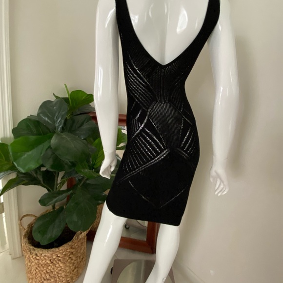 Guess? Black knit cutout dress - Picture 4 of 10